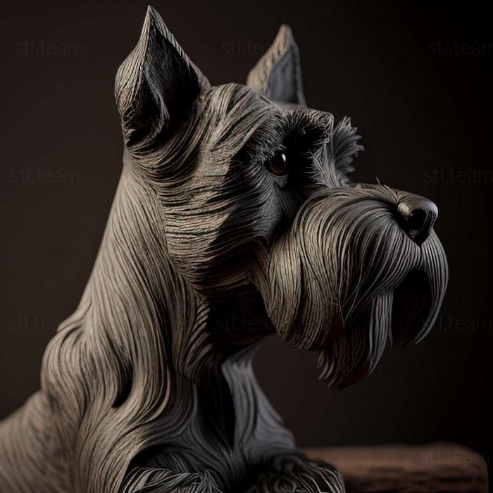 Zwergschnauzer dog